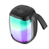 iGear Spectrum Mini Bluetooth Speaker | 15W |  9 Light Modes with 10 Million Colours | Black