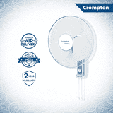 Crompton High Flo Waveplus wall mount fan | 400 mm | white