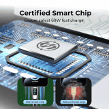 Salpido USB Type A to Type C Fast Charging Data Cable | 60W | High-Speed Data Transfer | Black | SDC-70A