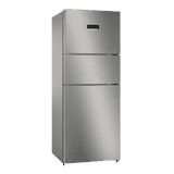 BOSCH Frost Free Triple Door Refrigerator | 6 free standing fridge | 332 L | 3 star | Shiney Silver | CMC33S03GI