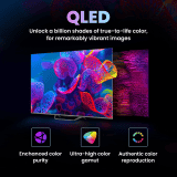 Haier QLED S80 4K Ultra HD Smart Google TV | Dolby Audio | 164cm (65) | H65S80FUX