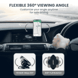 Salpido Magnetic Car Phone Mount | Strong Hold and Flexible Mobile Holder | Premium Metal Build