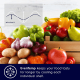 Electrolux Frost Free Inverter Double Door Refrigerator | 461L | Arctic Silver Steel | ETB4600C-A