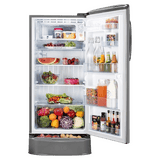 LG Smart Inverter Compressor Direct Cool Single Door Refrigerator | 210 L | 5 Star | Shiny Steel | GL-D231APZU