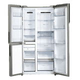 Haier Vogue Series Frost Free Side By Side  Refrigerator | 598 L | 3 Star | Grey Onyx Glass | HRT-683GOGU1