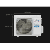 Godrej 1 Ton Inverter Split AC | 3 Star | White | SIC 12TTC3 WYQ