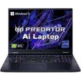 Acer Predator Helios 16 Gaming Laptop | Intel Core i9 14th Gen 14900HX | 32 GB | 1 TB SSD | 12 GB Graphics NVIDIA GeForce RTX 4080 | Abyssal Black