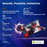 Lenovo Idea Wi-Fi Android Tablet | 8GB | 256GB | Luna Grey | ZAFR0900IN