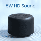 Portronics Pico Mini HD Sound Portable Bluetooth Speaker | 5W | Black