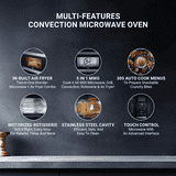 Haier Convection Microwave Oven | 30L | Black | HIL3001ARSB