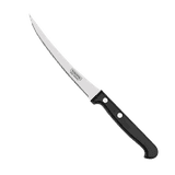Tramontina Ultracorte Tomato Knife | 12cm | Steel Blade | Kitche‎n Knife | ‎Black