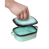 Vola Prisma Fine Porcelain Rectangle Casserole | 14 cm | 400 ml | Oven-to-Table Dish