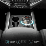 Lapcare CARGE 145W PD Super Fast Car Charger | 100W USB-A | 45W Type C | Golden | LCC-215