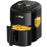Impex Migo Air Fryer | 1200 W | 4.5 L | Instant Electric Air Fryer | Black