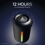 Boat Stone 352 Pro Portable Bluetooth Speaker | 14W boAt Signature Sound | RGB LEDs | Raging Black