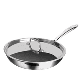 Milton Triply Stainless Steel Fry Pan with Lid | 20 cm
