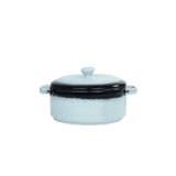 Vola Prisma Fine Porcelain Round Casserole Set | 12 cm | Ice Blue