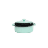 Vola Prisma Fine Porcelain Round Casserole Set with Lid | 14 cm | Mint Green