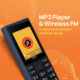 HMD 101 4G Mobile Phone | Type C Fast Charging | Dark Blue | TA-1727