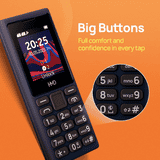 HMD 101 4G Mobile Phone | Type C Fast Charging | Dark Blue | TA-1727