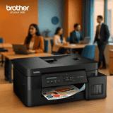 Brother WiFi Ink Tank Printer | Copy with Auto Duplex | Black | DCP-T830DW