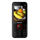Karbonn K9 Keypad Phone | 1800mAh Big Batter | Black RED
