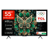 TCL 4K Ultra HD Smart QD-Mini LED Google TV | 139 cm (55 inches) | Black | 55C6K