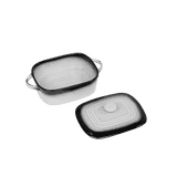 Vola Prisma Fine Porcelain Rectangle Casserole | 14 cm | Ash Grey