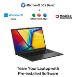 ASUS Vivobook Go 15 Laptop | AMD Ryzen 5 7520U | 16GB | 512GB SSD | E1504FA-BQ2341WS