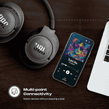 JBL Tune 770NC Wireless Over Ear ANC Headphones | Customized EQ | Black