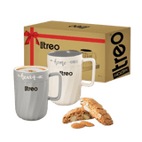 Treo by Milton Kindle Ceramic Mug 400 ml | Coffee Mug | Ideal for Daily use | Set of 2 | Multicolors