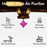 GOODAIR 3.0 Premium Car Air Purifier | Non-electric | Stylish Pink