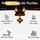GOODAIR 3.0 Premium Car Air Purifier | Non-electric | Romantic Coffee