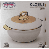 Asian Globus Insulated Casserole | 2500 | Premium Thermal Food Storage for Hot & Cold Meals | Multicolors