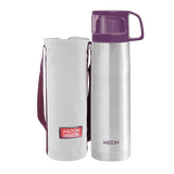 Milton Glassy Thermosteel Flask | 350 ml | Multicolors