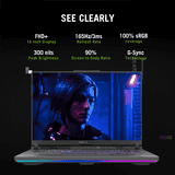 Asus ROG Strix G16 Gaming Laptop | AMD Ryzen 9 8940HX | 16GB | 1TB | Windows 11 Home | Eclipse Gray | 40.64cm (16 inch) | G614PH-RV073WS
