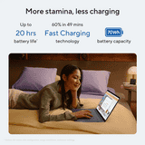 ASUS Vivobook S16 Light Weight Laptop | Intel Core 5 210H | 16GB | 512GB | Intel UHD Graphics | 40.64 cms (16) WUXGA | Windows 11 Home | Matte Gray | S3607VA-RP113WS