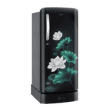 LG Single Door Direct Cool Refrigerator with Base Stand Drawer | 185 L | 5 Star | Emerald Lotus | GLD1956ZAEL