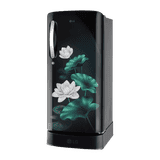 LG Single Door Direct Cool Refrigerator with Base Stand Drawer | 185 L | 5 Star | Emerald Lotus | GLD1956ZAEL