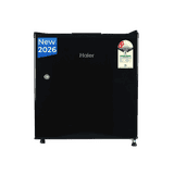 Haier Direct Cool Minibar Single Door Refrigerator | 50 L | 2 Star | Black | HRD-752KSA