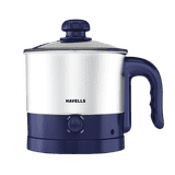 Havells Steamor Multicook Kettle | 1.2 L | Food Grade Body with Cool Touch Handle | Multicolor