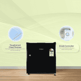 Haier Direct Cool Minibar Single Door Refrigerator | 50 L | 2 Star | Black | HRD-752KSA