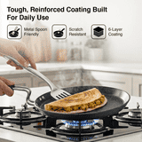 Prestige Durastone Hard Anodised Non-Stick Omni Tawa | Black