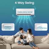 Samsung AI Inverter Smart Split AC | 1 Ton | 3 Star | Digital Inverter | white | AR50H12D1LHNNA