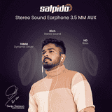 Salpido EP12 Wired Earphone | 3.5mm | Multicolour