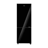 Haier Bottom Mount Refrigerator | 265L | 2 Star | Black Glass | HRB-3152PKGA-P