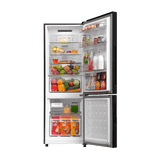 Haier Bottom Mount Refrigerator | 265L | 2 Star | Black Glass | HRB-3152PKGA-P
