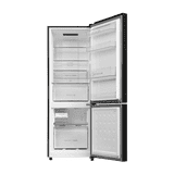 Haier Bottom Mount Refrigerator | 265L | 2 Star | Black Glass | HRB-3152PKGA-P