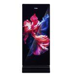 Haier Direct Cool Single Door Refrigerator | 190 L | 3 Star | Wave Glass | HRD-2113PWGA-N