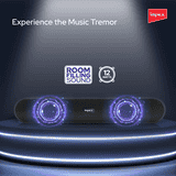 Impex Portable M1012 MusikBar M1012 | Portable Bluetooth Soundbar with LED Light Function | Black